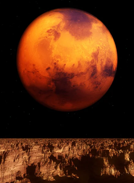 Mars vy — Stockfoto