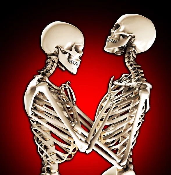 Esqueletos de concurso — Fotografia de Stock