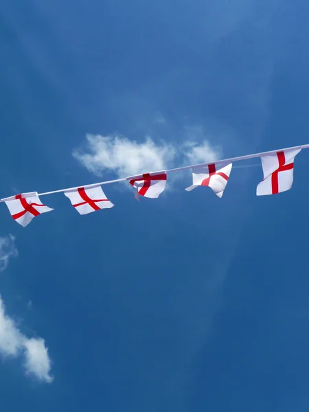 England flaggor — Stockfoto