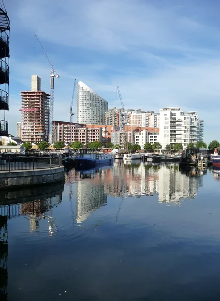 Docklands Vista reflejada — Foto de Stock