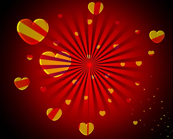Abstract Heart Background — Stock Photo, Image