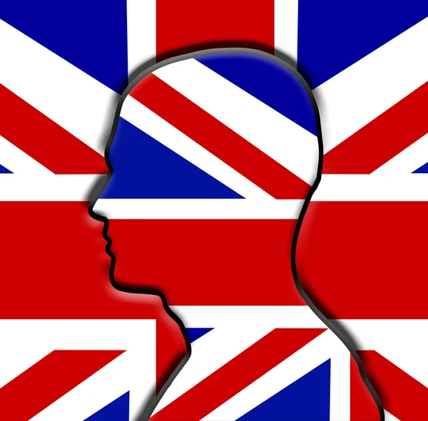 Wielka Brytania głowy — Zdjęcie stockowe