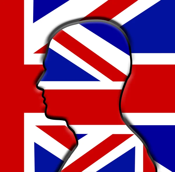 Ηνωμένο Βασίλειο κεφάλι — Φωτογραφία Αρχείου