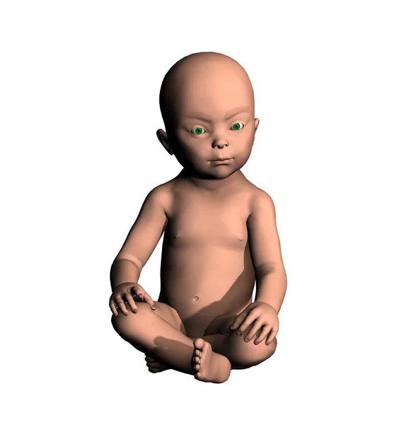 Bebé sentado — Foto de Stock