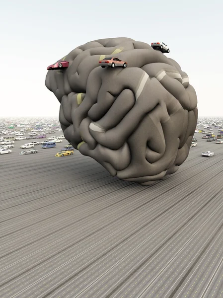 Cervello auto — Foto Stock