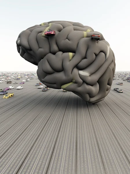 Araba beyin — Stok fotoğraf