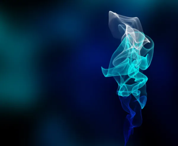 Structure fractale engendrée par la fumée — Photo