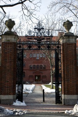 Harvard kampüs girişine