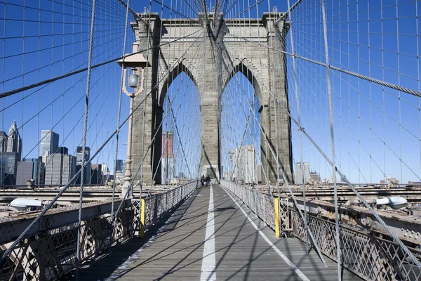 Ponte de Brooklyn Imagem De Stock