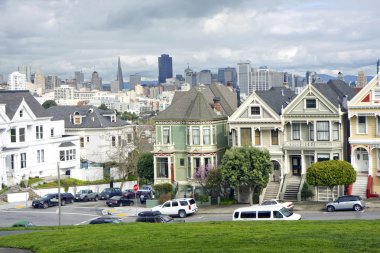 Roofs of San Francisco clipart