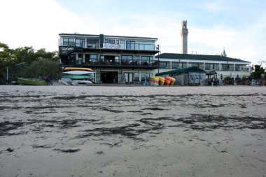 View at Provincetown bay clipart