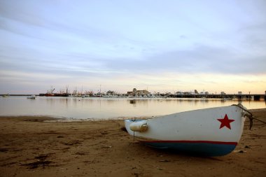 View at Provincetown bay clipart