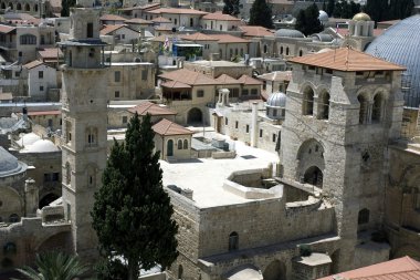 Jerusalem roofs clipart