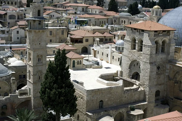 Крыши Иерусалима — стоковое фото