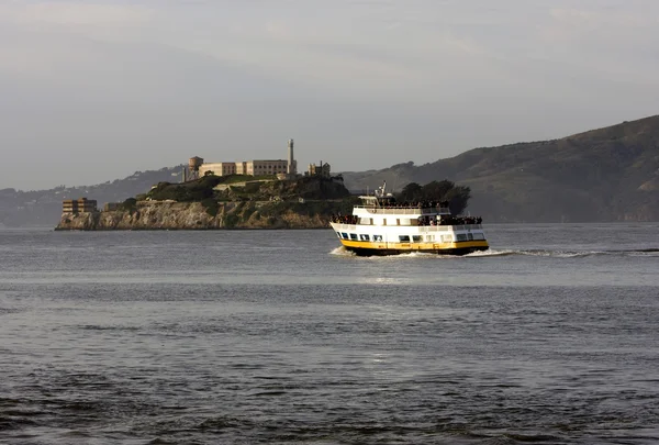 stock image Alcatraz island next to San Francisco