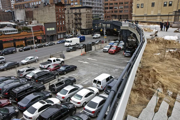 Hoge lijn park in new york — Stockfoto