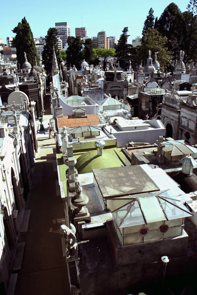 Перегляд кладовище Буенос-Айреса — стокове фото