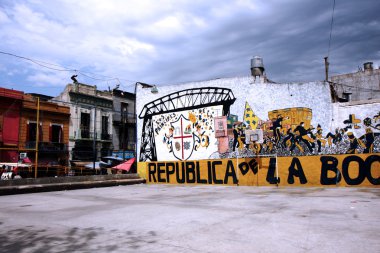 La Boca in Buenos Aires, Argentina clipart