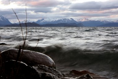 Bariloche, gün batımı görünümü