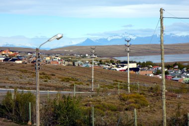 El Calafate town view clipart