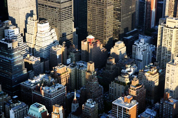 맨하탄 건물 근접 촬영 — 스톡 사진