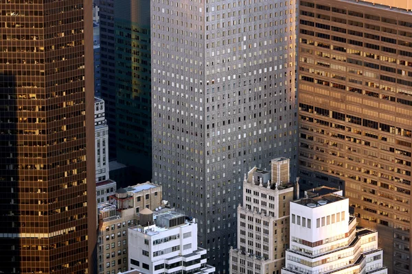 Manhattan budynków zbliżenie — Zdjęcie stockowe