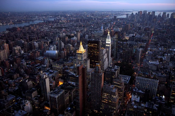 Luftaufnahme von New York — Stockfoto
