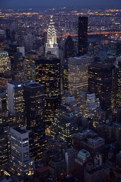 Vue aérienne verticale de Manhattan — Photo