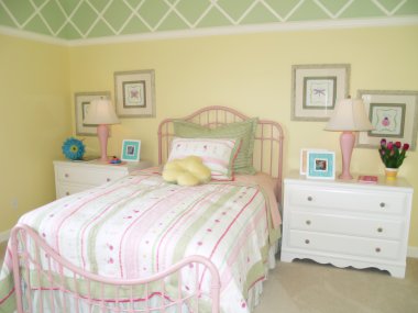 Yellow Bedroom clipart