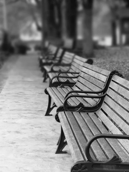 Paris Park Benches — Stock Photo, Image