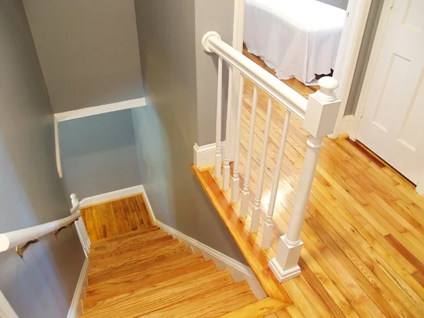 Wooden stairway — Stock Photo, Image