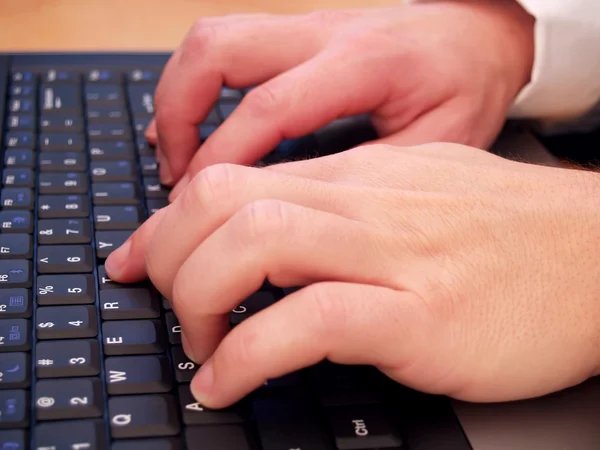Man Typing Stock Picture