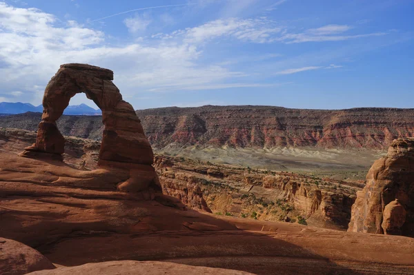 Delikat båge, arches national park — Stockfoto