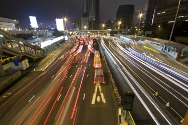 Trafik vardı.