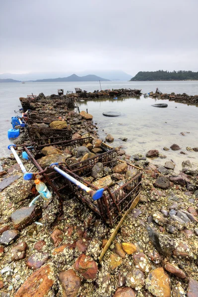 Загрязнение моря — стоковое фото