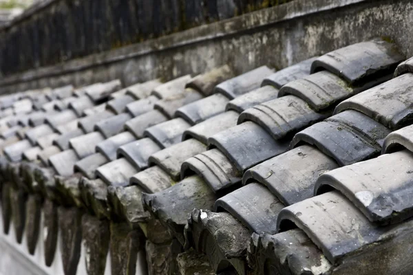 Techos de azulejos chinos — Foto de Stock
