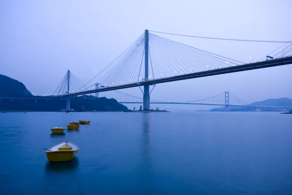 Hong kong bridge — Stock Photo, Image