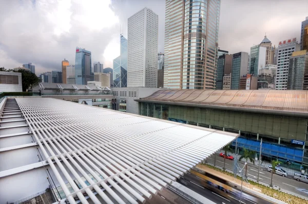 Современный город, Гонконг — стоковое фото