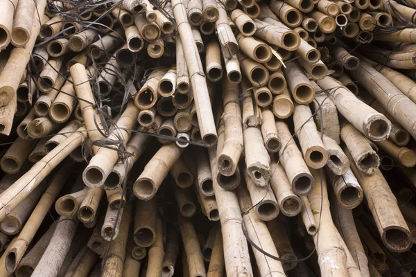 Bambus für chinesische Baustelle — Stockfoto