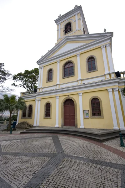 Церковь в Макао — стоковое фото