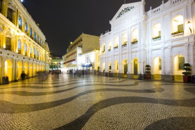 Largo do Senado, Senado Square, Macau clipart