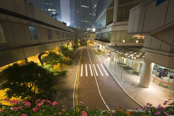 A forgalom a belvárosban, a hong kong-ban — Stock Fotó