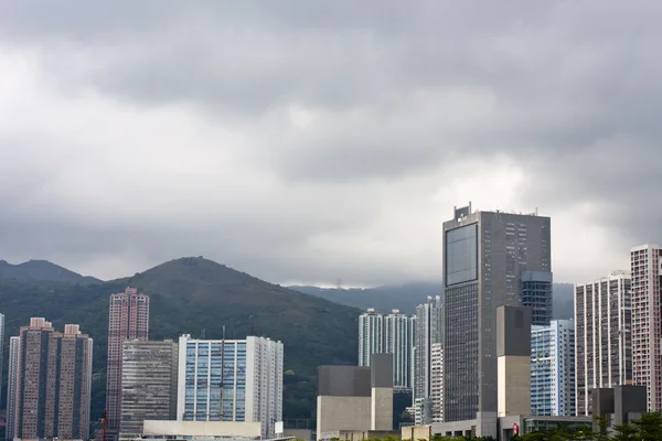 Tempo ruim em hong kong — Fotografia de Stock