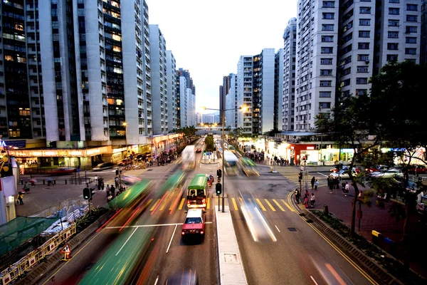 Yoğun trafik hong Kong — Stok fotoğraf