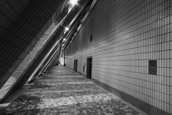 Modern corridor in hong kong — Stock Photo, Image