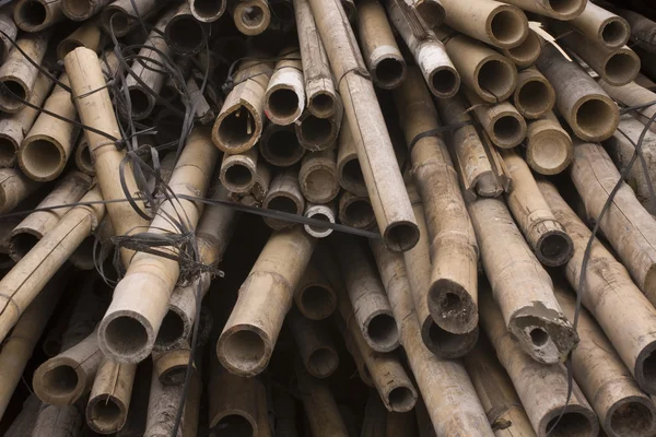 Bambu para canteiro de obras chinês — Fotografia de Stock