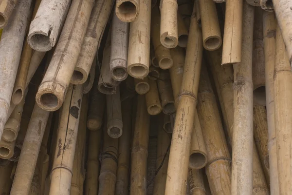 Бамбук для китайських будівельний майданчик — стокове фото