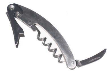 Corkscrew for opening wine bottles clipart