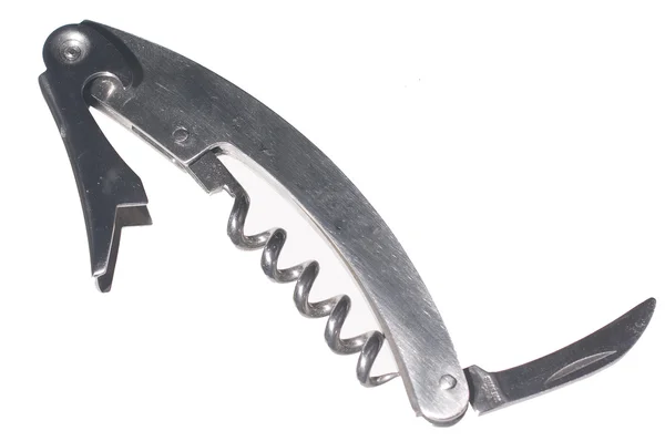 stock image Corkscrew for opening wine bottles