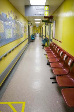 Hospital corridor clipart